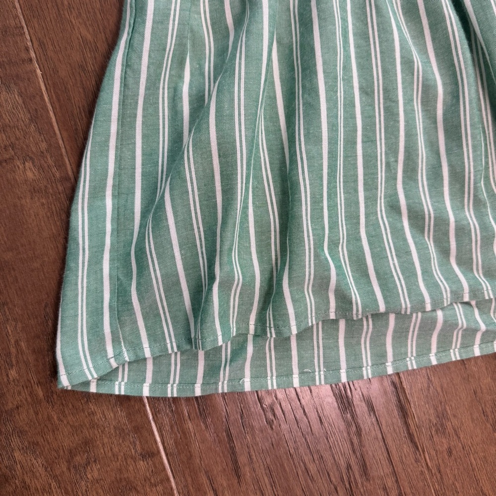 Gentle Fawn Green Striped Midi Dress - Picture 6 of 16